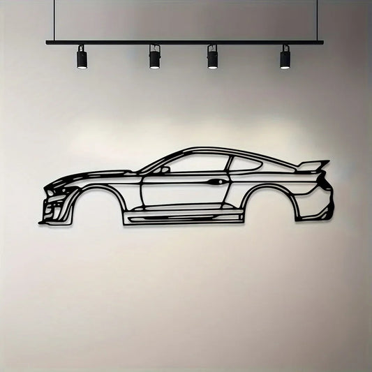 Ford Mustang GT Metal Outline – Auto Silhouette Wandkunst